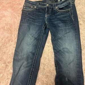 Vintage Miss Me Women's Dark Blue Boot Cut Jeans